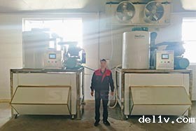 长沙食品加工2台5吨食品加工片冰机